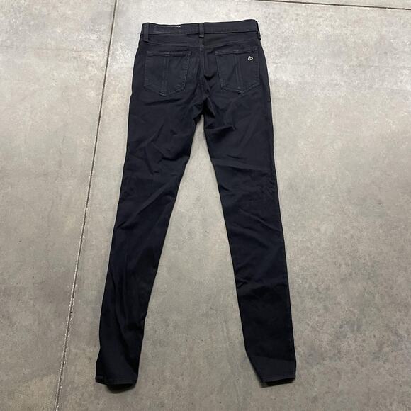 rag & bone/JEAN Jeans Womens 26 Black Plush Skinny Legging Cut 6594 W1800163 - Picture 6 of 8